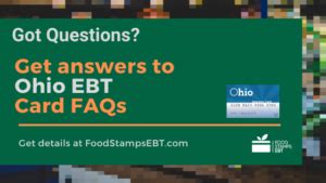 Brought to you by fresh ebt, the #1 ebt app. Ohio EBT Card FAQs - Food Stamps EBT