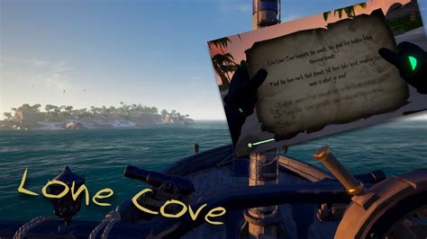 The description should look like this but it could be. Sea of Thieves riddle - Lone Cove - YouTube