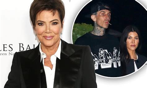 Kris Jenner Gushes About Kourtney Kardashians Flourishing Romance With Travis Barker Daily