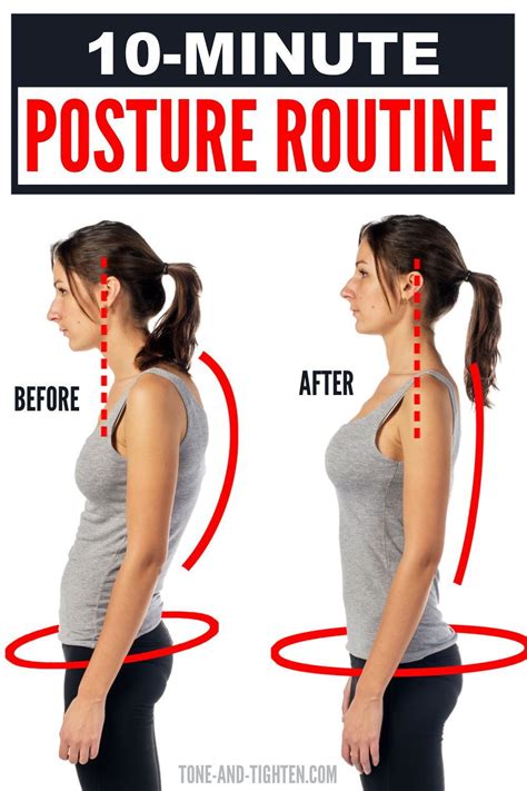 10 Minute Posture Routine Better Posture Exercises Better Posture Posture Correction Exercises