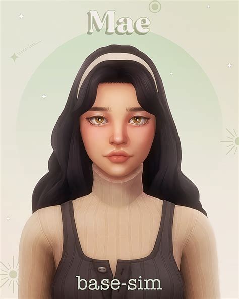 Mae Base Sim Miiko On Patreon Mods Sims 4 Sims 4 Mods Clothes