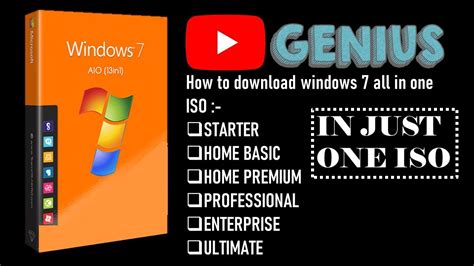 How To Download All Windows 7 Os In One Iso All In One Iso Genius
