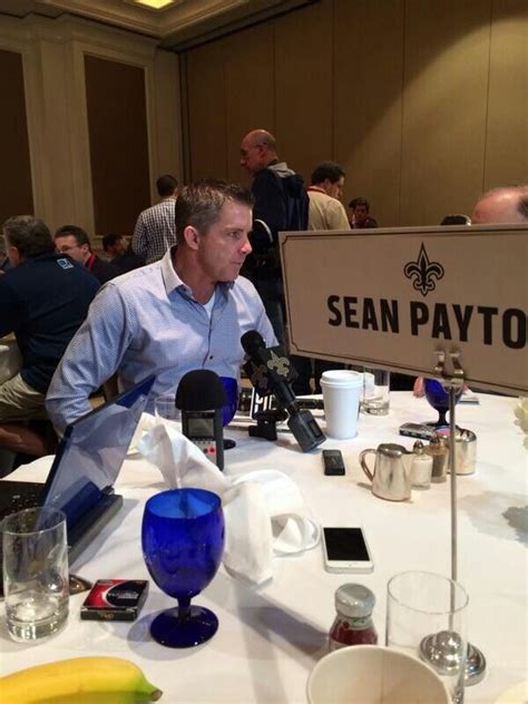 Saints Coach Sean Payton In Orlando Florida At The Nfl Owners Meeting Orlando Florida New