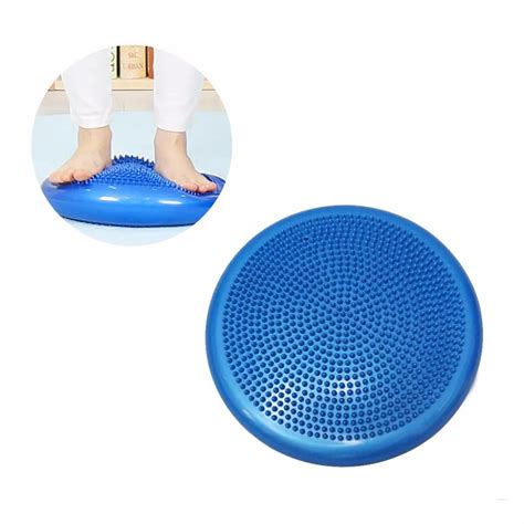 1x Yoga Massage Woabble Stability Balance Disc Inflatable Cushion Mat