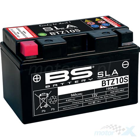 Maintenance Free Battery Bs Battery Btz10s Ytz10s 12v 86ah