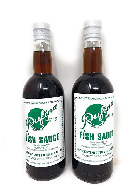 Rufina Patis Fish Sauce 25 Oz 2 Pack Grocery