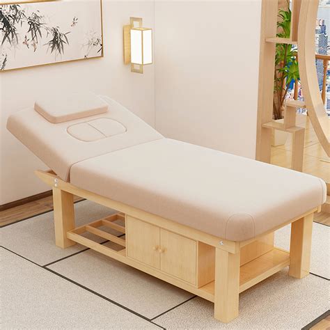 Buy Solid Wood Beauty Bed Beauty Salon Dedicated Home With Hole