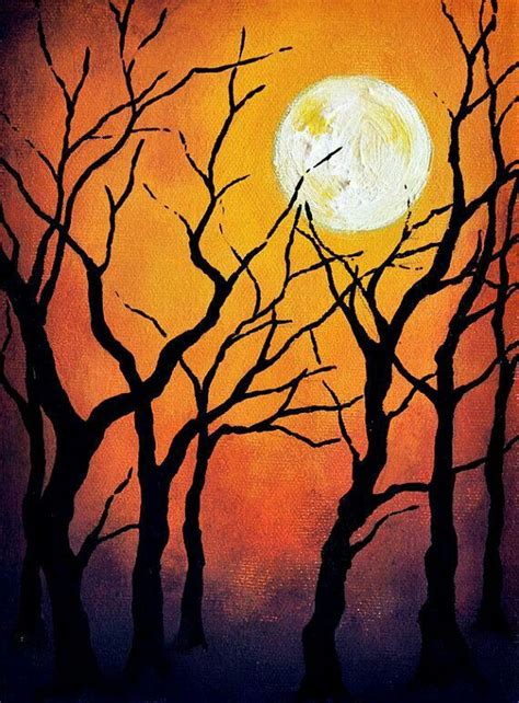 Me Encanta Halloween Art Lessons Halloween Canvas Paintings