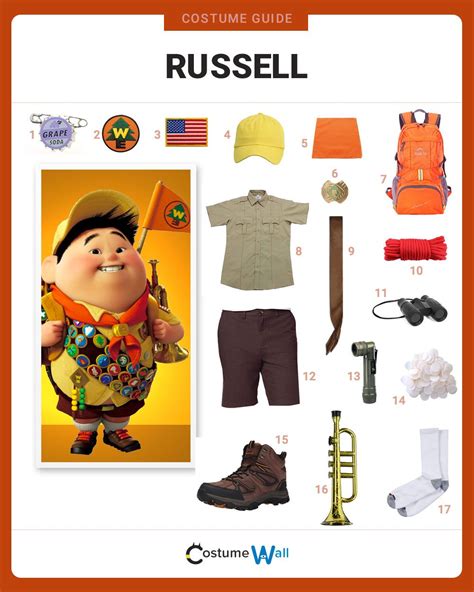 Dress Like Russell Pixar Halloween Costumes Russell Up Costume Up Halloween Costumes