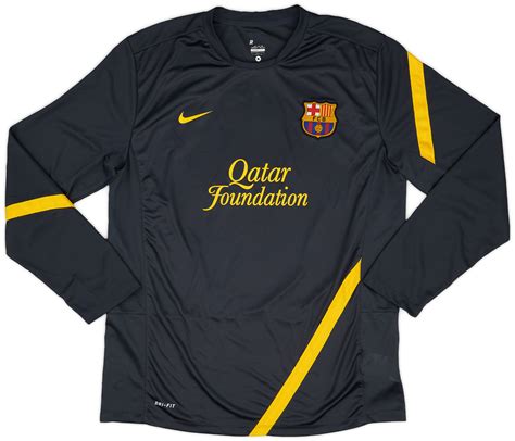 2011 12 Barcelona Nike Training Ls Shirt Excellent 910 Xl