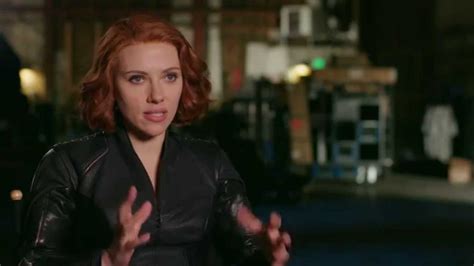 Avengers Age Of Ultron Interview Scarlett Johansson Black Widow