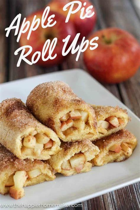 Apple Pie Roll Ups The Happier Homemaker