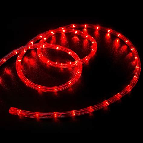 150 Red Led Rope Light Home Outdoor Christmas Lighting Wyz Works