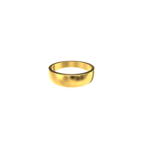 Plain Circular Design Gold Ring 01 11 Spe Goldchennai