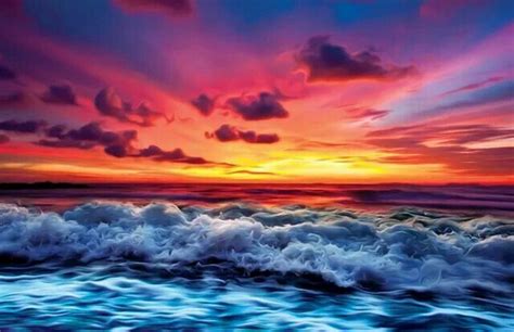 Pin By Mary Ballering On Sunsets Photo Waves Sunset
