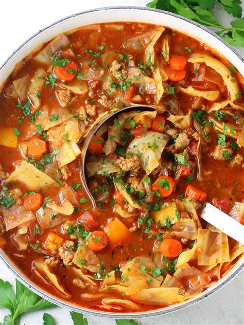 Low Carb Cabbage Roll Soup Gluten Free Low Carb Wow