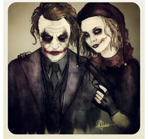 Dark Knight Joker And Harley Quinn Mad Love Pinterest