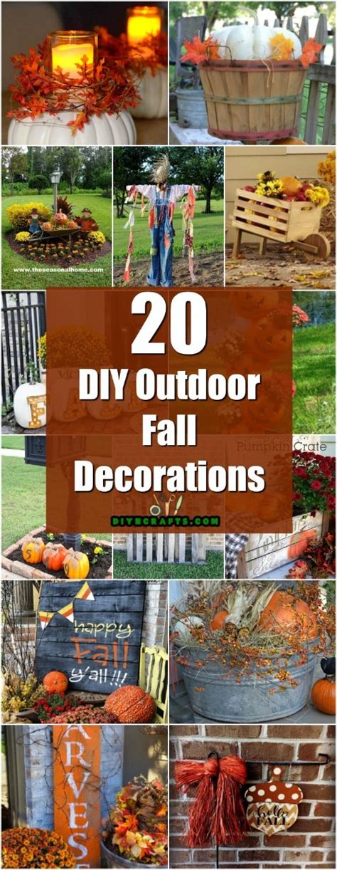20 DIY Outdoor Fall Decorations That'll Beautify Your Lawn ...