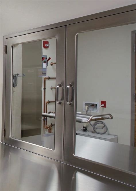 Lead Lined Hospital Pass Through Cabinets X Ray Radiation Shielding