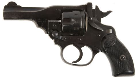 Deactivated Webley And Scott Mkiv 38 Revolver Allied Deactivated Guns