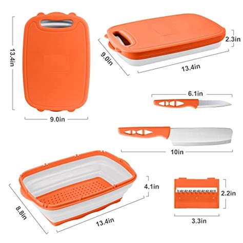 Collapsible Cutting Board Hi Ninger Foldable Chopping Board With