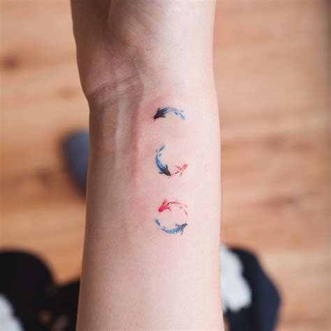 Koi Fish Tattoos Subtle Tattoos Mini Tattoos Little