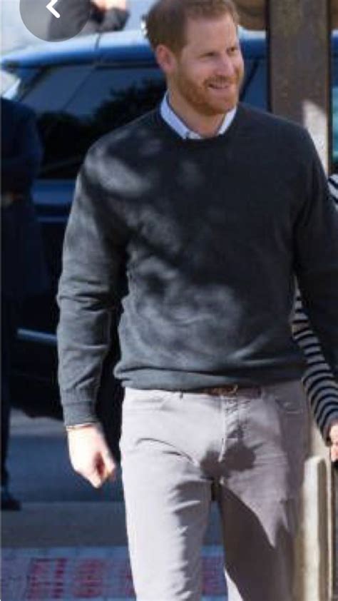 Handsome Prince Harry In Black Sweater