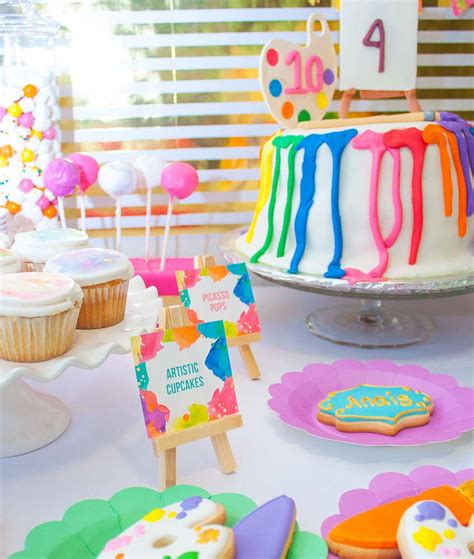 Flashy Neon Paint Party Birthday Party Ideas For Kids