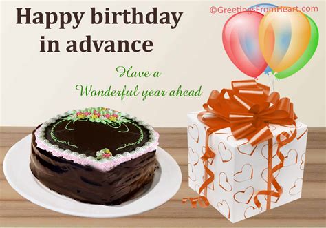 Birthday Wishes In Advance Page 4