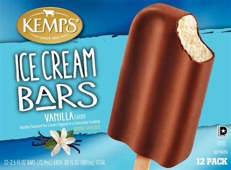 Vanilla Ice Cream Bars Kemps