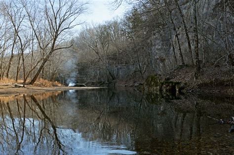 Courtois Creek Crossing On The Courtois Section Section Of The Ozark