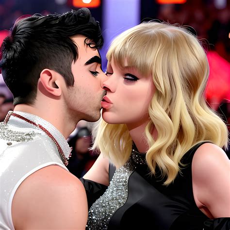 Taylor Swift Kissing Joe Jonas