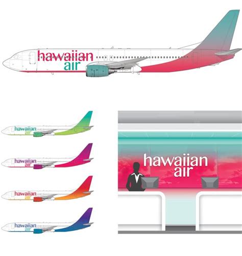 Hawaiian Airlines Rebrand Rebranding Airlines Branding Hawaiian