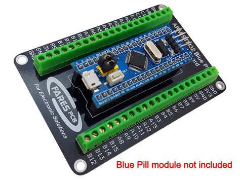 Arm Stm F C Blue Pill Breakout Board Fares Pcb