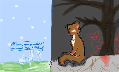 Every Night Mapleshade Visited Her Kits At The Border Of Starclan