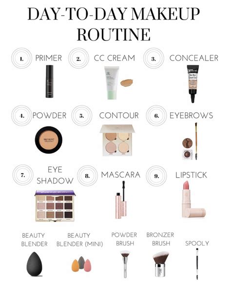 Day To Day Makeup Routine In 2020 Makeup Routine Daily Makeup