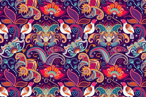 Colorful Seamless Pattern Background Graphics ~ Creative Market