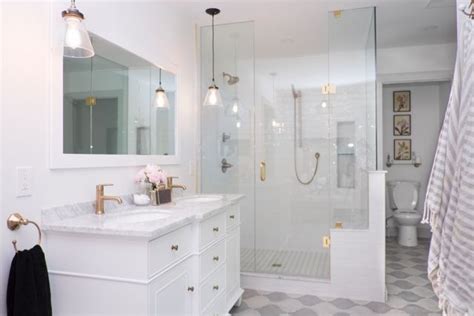 Search by color group, style, material or length to find the one that's right for you! White and brass bathroom. Delta champagne bronze fixtures ...