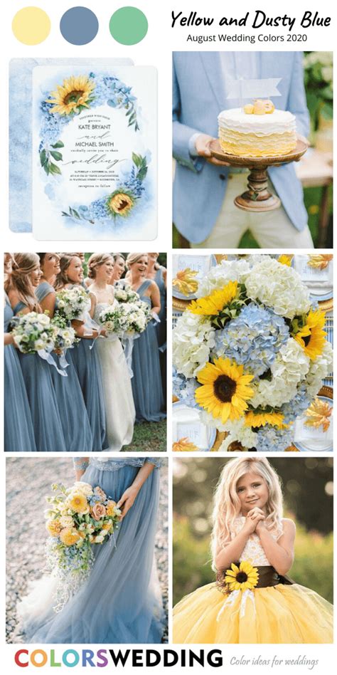 Colors Wedding 8 Great August Wedding Color Combos For 2020