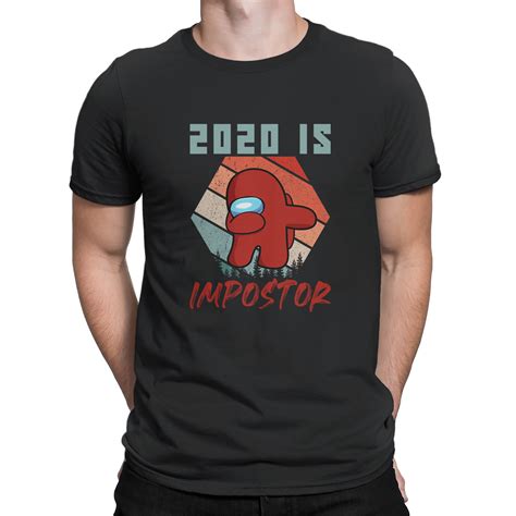 Vintage T Shirts Dabbing 2020 Impostor Imposter Among Game Us Sus