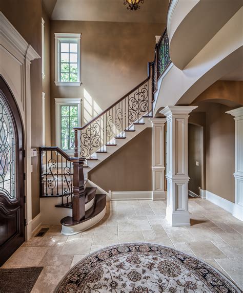 Glen Ellyn Home Traditional Staircase Chicago By Derrick