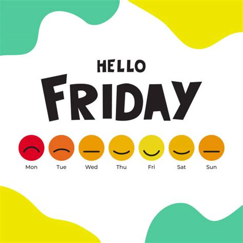 Happy Friday Clipart Illustrations Royalty Free Vector