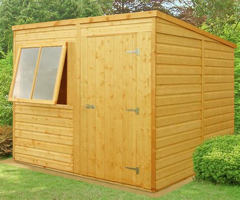 8 Ft W X 6 Ft D Shiplap Pent Wooden Shed Shed Shiplap Cladding