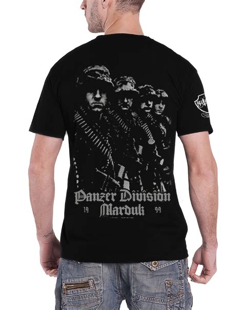 Marduk T Shirt Mens Here S No Peace Panzer Division Frontschwein New