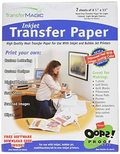 Best Transfer Magic Inkjet Transfer Paper For Crisp Images