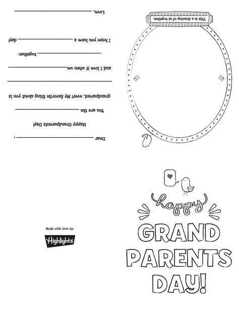 Free Grandparents Day Cards Printable Free Printable Templates