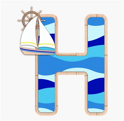 Download And Share H ‿ Nautical Alphabet Letters Clipart Cartoon