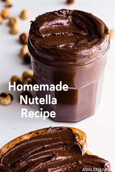 How To Make Homemade Nutella Chocolate Hazelnut Spread Delicious