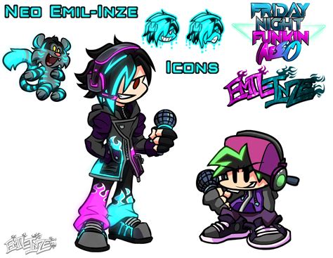 Emil Inze In Fnf Neo Style By Emil Inze On Newgrounds