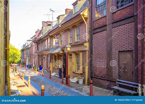 The Historic Old City In Philadelphia Pennsylvania Elfreth`s Alley